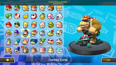 Funky Kong (MK8D) [Mario Kart 8 Deluxe] [Mods]