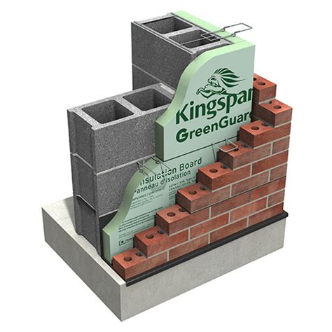 Kingspan GreenGuard 4" x 4' x 8' Square Edge Foam Board Insulation - XPS Supply