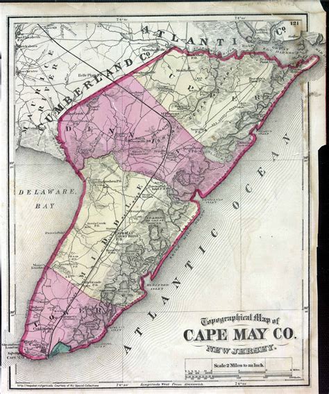 Historical Cape May County, New Jersey Maps