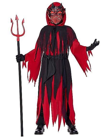 Kids Light-Up Devilish Demon Costume - Spirithalloween.com