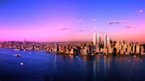 Manhattan Sunset HD wallpaper | 1920x1080 | #21643