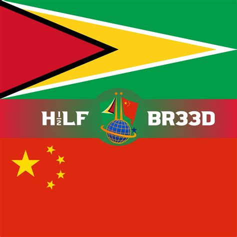 GUYANA – CHINA FLAG – Half Breed | H1/2LF BR33D