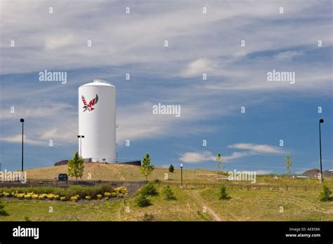 "Water tower at Eastern Washington University, Cheney, Washington Stock ...