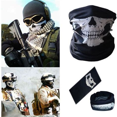 2015 winter Skull Multi Bandana Bike Motorcycle Scarf Face Mask CS SKULL Ghost Face Windproof ...