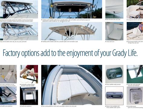 Grady White® all-boats, 2007: Factory-Options-Page-1-from-Catalog image ...