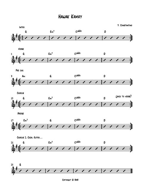 Hawak Kamay - Full Score | PDF