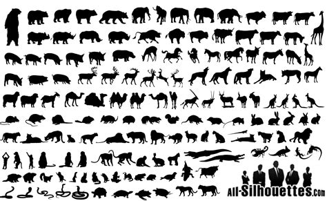 Animals Silhouettes Vector EPS Free Download, Logo , Icons, Brand ...