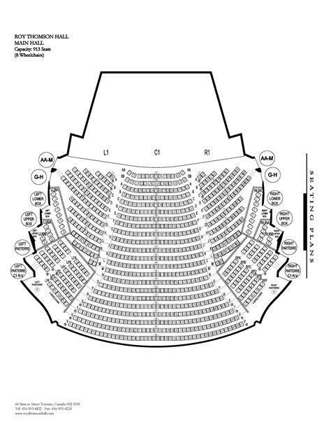 Roy Thomson Hall Floor Plan | Viewfloor.co