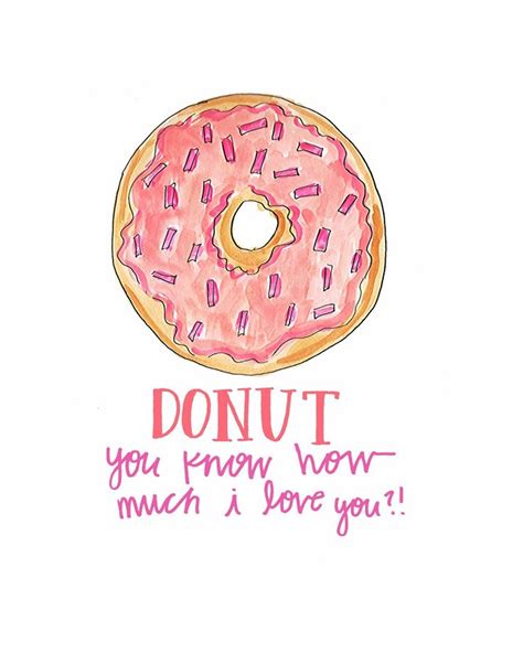 Donut You Know How Much I Love You Printable - Printable Word Searches