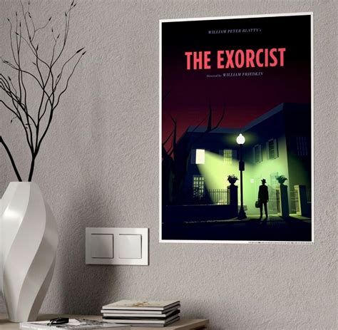 Exorcist Horror Movie Poster, Classic Horror Poster, Exorcist Prop ...