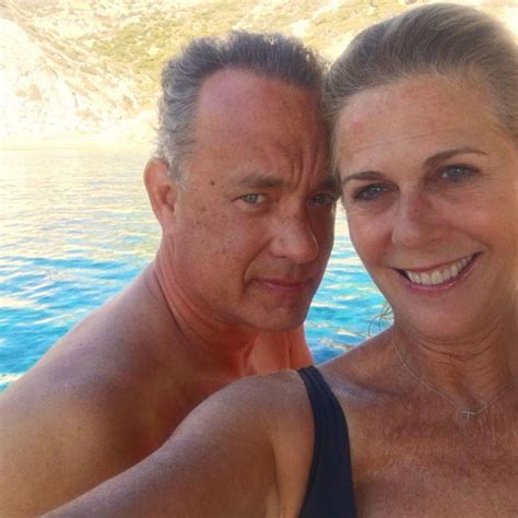 Tom Hanks and wife of 28 years Rita Wilson cuddle up for sweet new ...