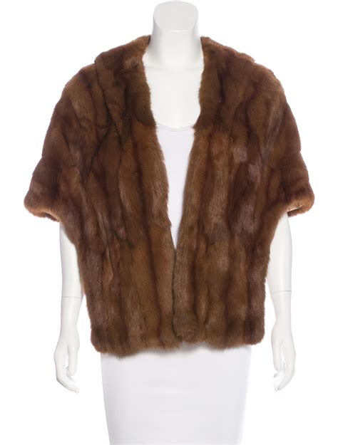 Fur Weasel Fur Stole - Accessories - FUR22424 | The RealReal