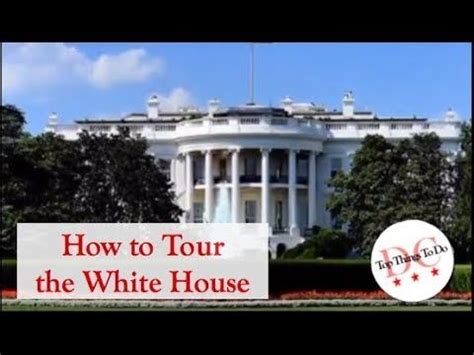 This post is an article on how to get White House tour tickets. Both U ...