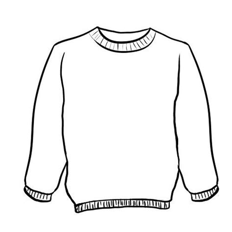 Cut Out Free Printable Sweater Template