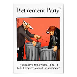 Funny Retirement Invitations | Zazzle NZ