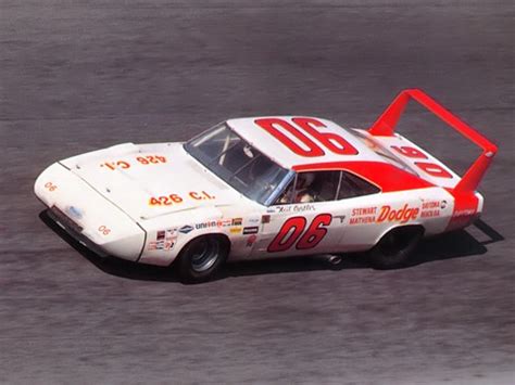 1969 Dodge Charger Daytona NASCAR Race Car at Speed Driven by Neil Castles White & Red fsv ...