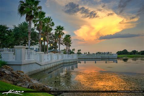 The Lake at Tradition Square Port St. Lucie Florida | HDR Photography by Captain Kimo