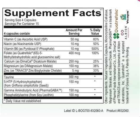 Basic NEUROCALM-PM 60CT (ORTHO MOLECULAR) - Natural Balance Wellness