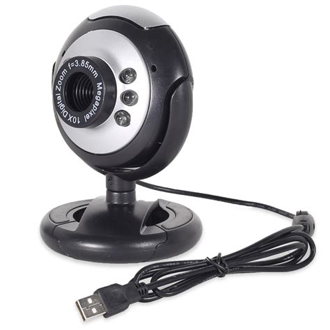 6 LED USB PC Webcam Web Camera + Night Vision for Desktop PC Laptop ...