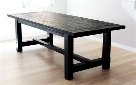 Black Rustic Kitchen Table – I Hate Being Bored