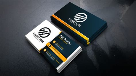 Finance Business Card Design – GraphicsFamily