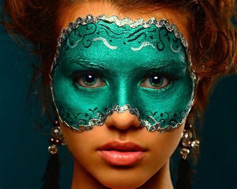 Green mask, face, eyes, woman, mask, HD wallpaper | Peakpx
