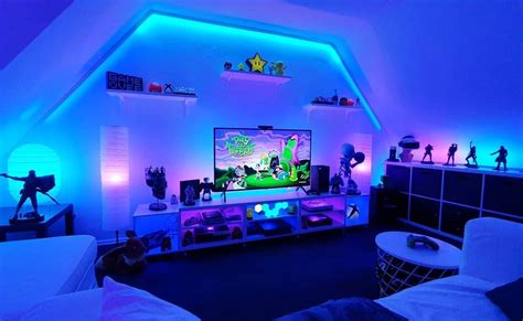 LED STRIP LIGHTS (REMOTE CONTROL) in 2021 | Led strip lighting, Video game room design, Led ...