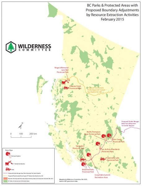 BC Parks Proposed Boundary Adjustments Map | Wilderness Committee