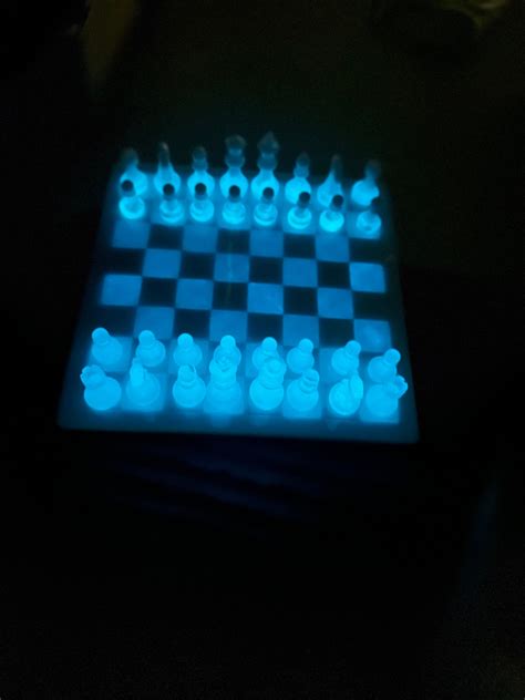 GLOW in the Dark Chess Sets - Etsy