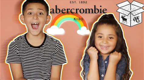 ABERCROMBIE & FITCH KIDS CLOTHING HAUL! | PAMATZFAM - YouTube