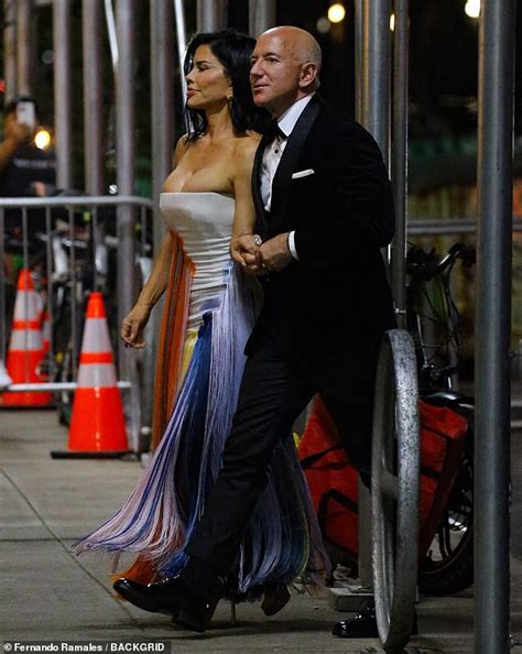 Lauren Sanchez Stuns in Strapless Gown Alongside Billionaire Fiancé ...