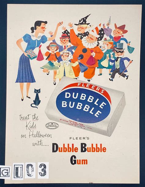 Modern Fashion TIN SIGN "Dubble Bubble" Gum Food Ad Vintage Art Poster ...