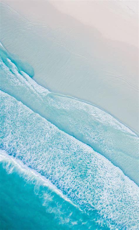 Download wallpaper 1280x2120 beach, aerial view, soft, stock, iphone 6 ...