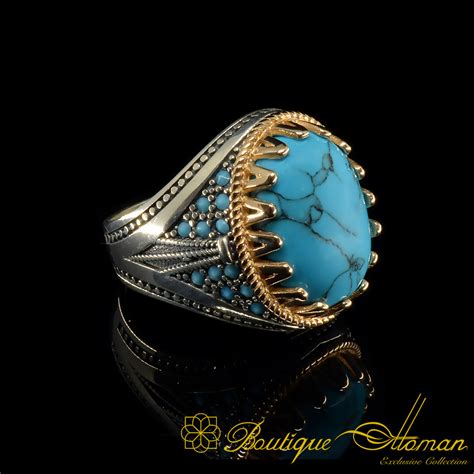 Royal Collection Feroza Ring No:1 | Boutique Ottoman Exclusive