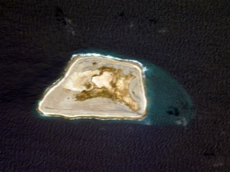 Large satellite map of Jarvis Island | Jarvis Island | Oceania ...