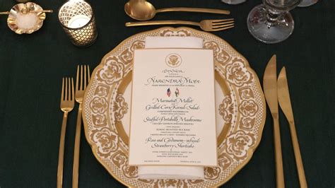 Marinated millet, stuffed mushrooms and risotto on White House State dinner menu for PM Modi ...