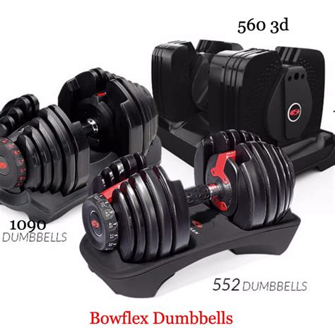 Bowflex SelectTech Dumbbell Reviews 552 and 1090