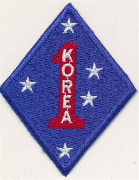 1st Marine Division Korea Korean war sleeve insignia patch – Murphs ...