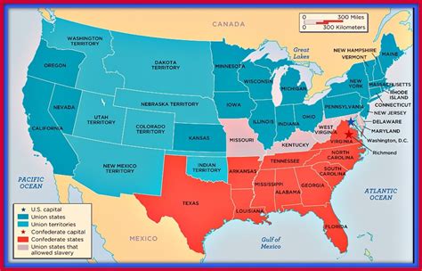 Best Templates: Confederate And Union States