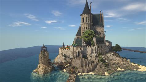 My newest project, Seafort. A small castle on a skerrt outside the Stoneshore and a small town ...