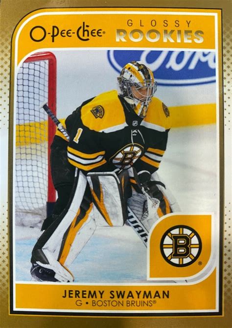 NHL Future Watch: Jeremy Swayman Hockey Cards, Boston Bruins