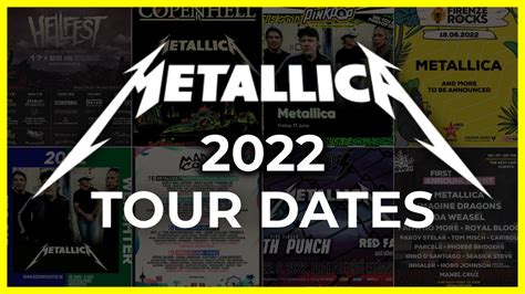 METALLICA Announced European Summer 2022 FESTIVAL Tour DATES | News ...