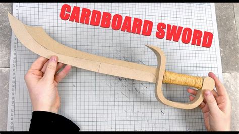 How to Make a Cardboard Sword - YouTube