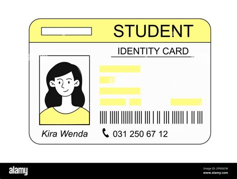 Student ID card Stock Vector Image & Art - Alamy