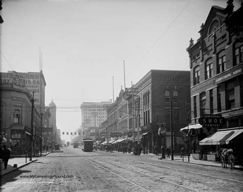 Little Rock, Arkansas, Main Street From Third Street, 1900, historic photo