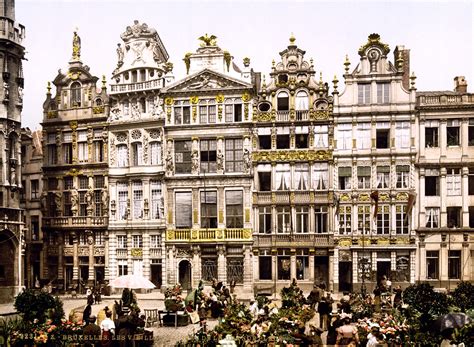 The old houses on the Grand-Place, Brussels, Belgium, ca. … | Flickr