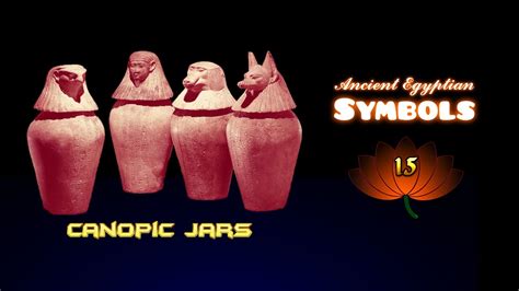 Canopic Jars and 4 sons of Horus | Meanings of Ancient Egyptian Symbols, part 15 - YouTube