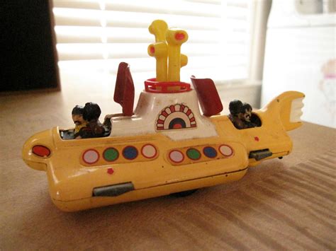 I had this toy Yellow Submarine when I was a kid. My mom just found it ...