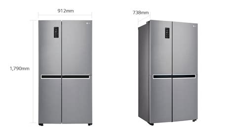 LG GS-B680PL 687L Side-By-Side Refrigerator | LG NewZealand