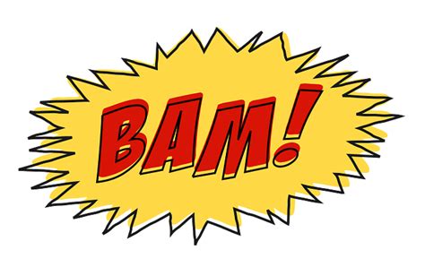 Bam! Comic Speech Bubble transparent PNG - StickPNG